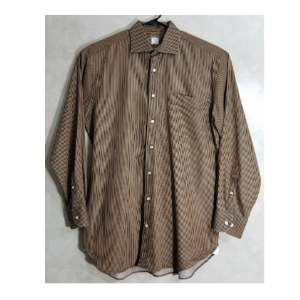 Men's Peter Millar Long Sleeve 100% Cotton Striped